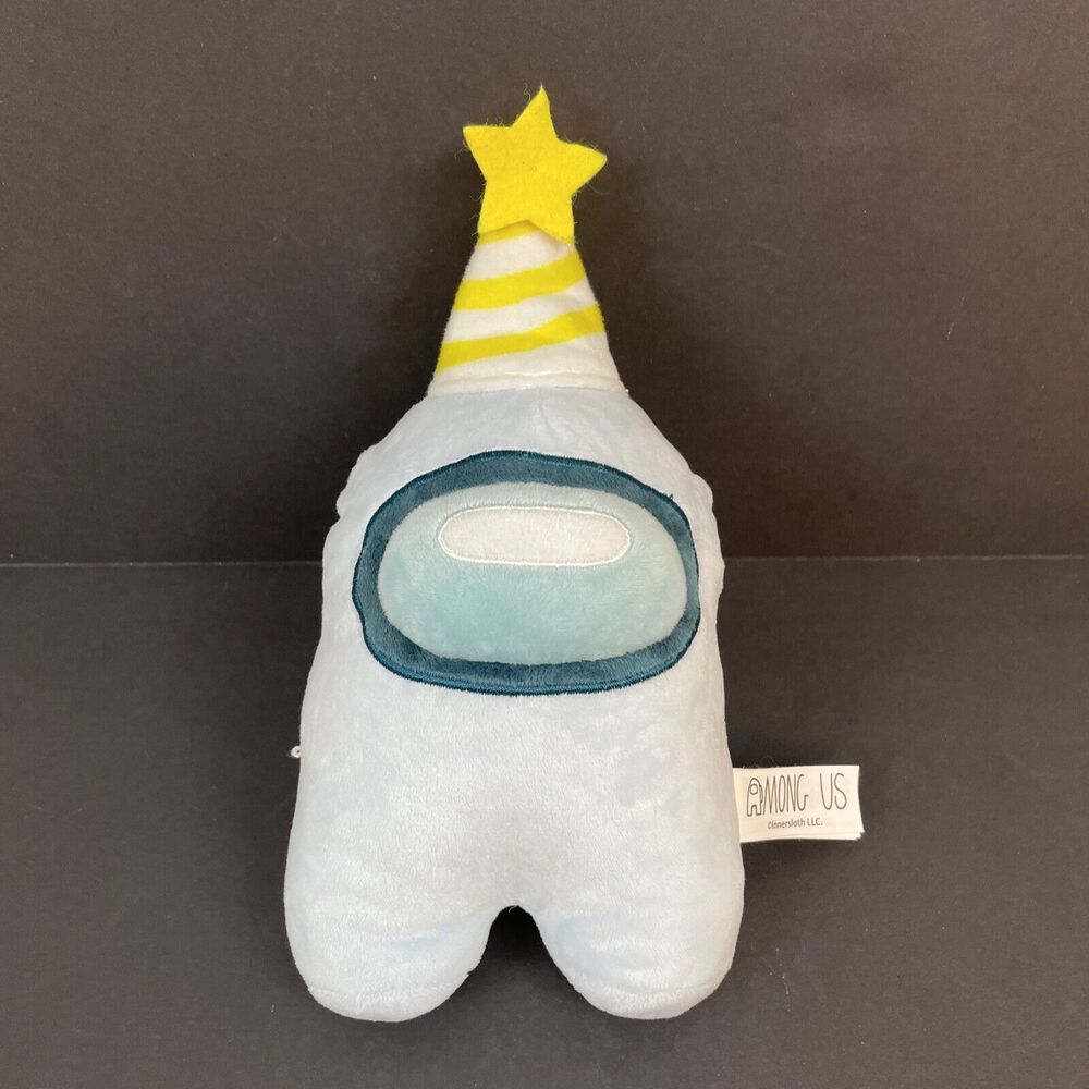 Among Us Series 2 Light Blue Crewmate Star Hat Imposter Plush